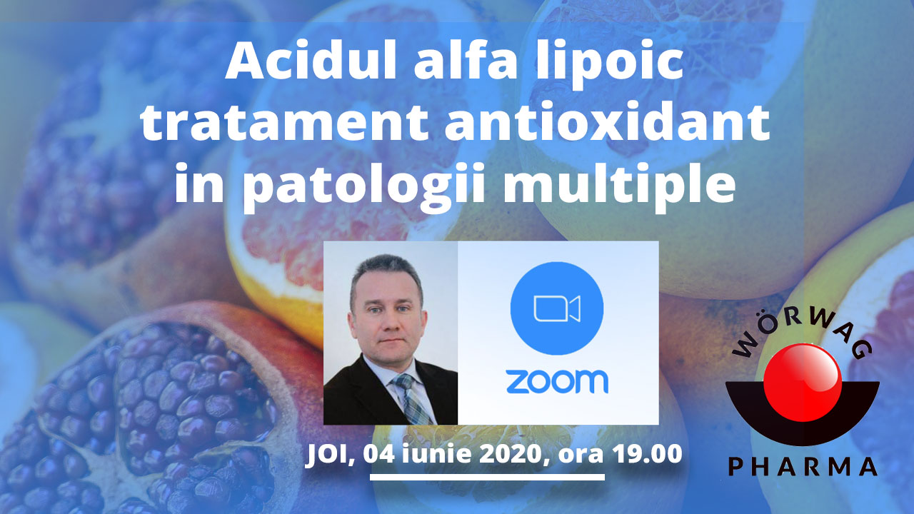 Acidul alfa lipoic- tratament antioxidant in patologii multiple