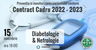 Preventia si monitorizarea pacientului conform CoCa 2022-2023 – Diabetologie, Nefrologie