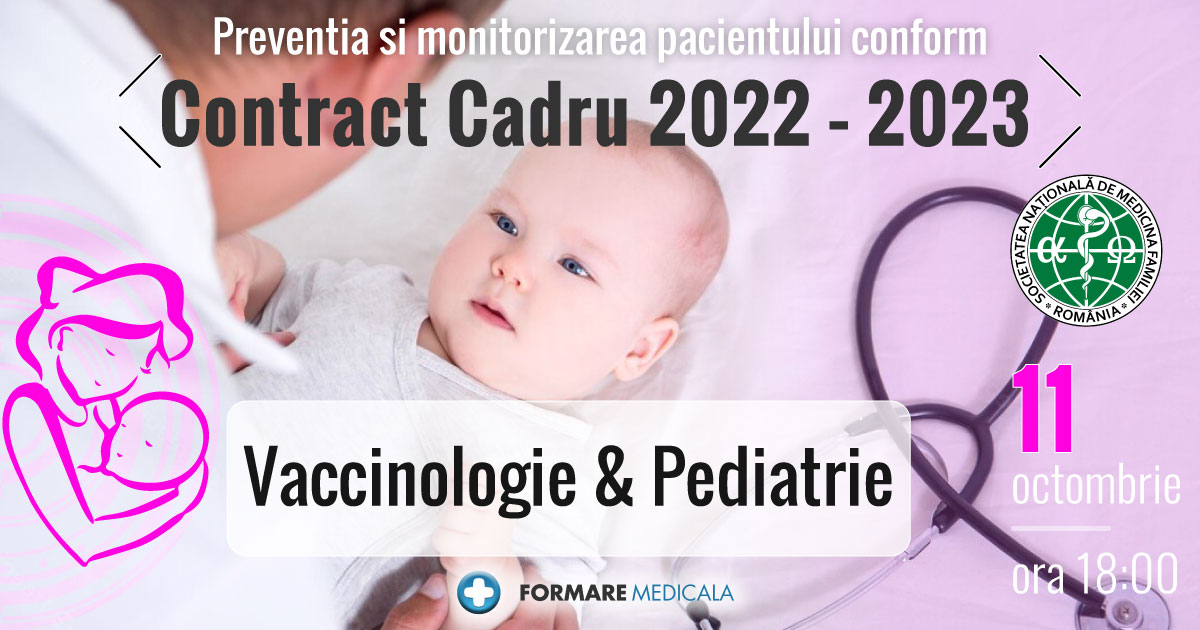 Preventia si monitorizarea pacientului conform CoCa 2022-2023 – Vaccinologie & Pediatrie