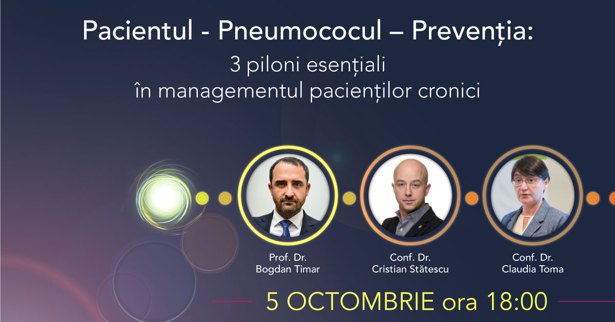 Pacientul   Pneumococul   Preventia: 3 piloni esentiali in managementul pacientilor cronici