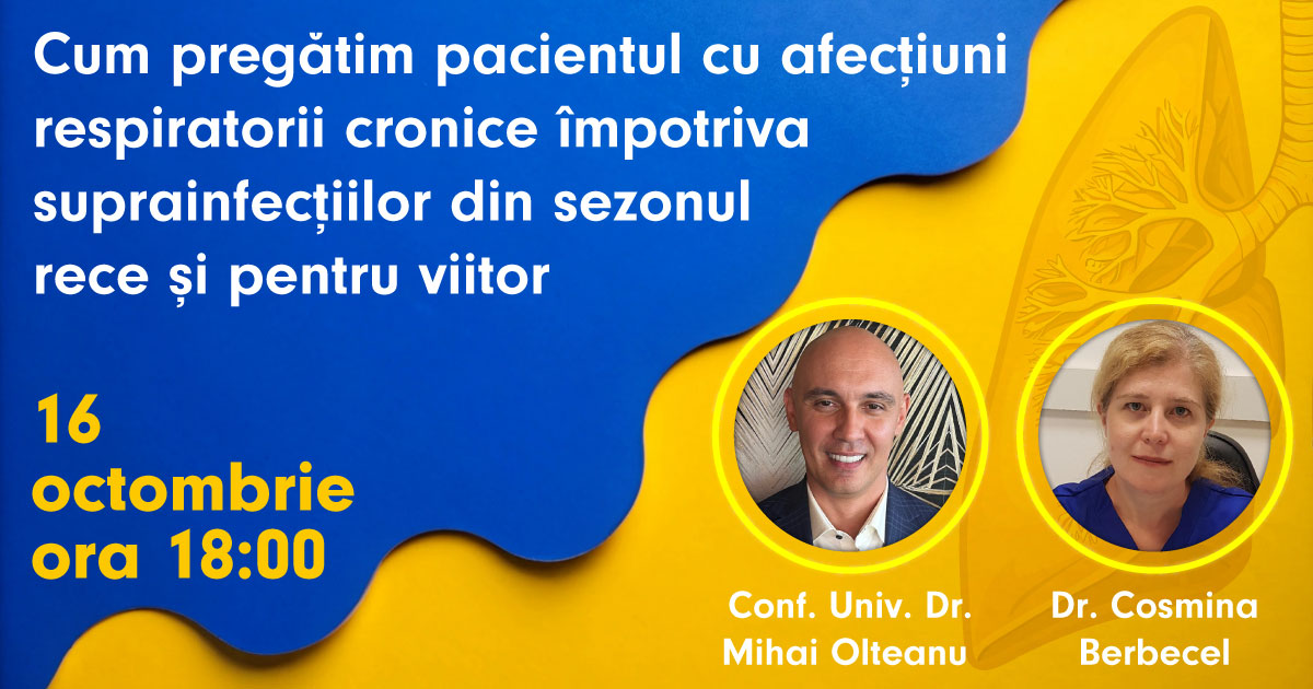 Cum pregatim pacientul cu afectiuni respiratorii cronice impotriva suprainfectiilor din sezonul rece si pentru viitor