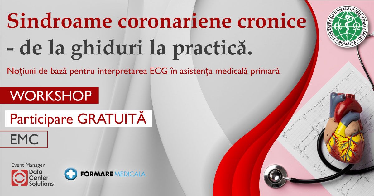 SINDROAME CORONARIENE CRONICE – DE LA GHIDURI LA PRACTICA