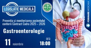 Preventia si monitorizarea pacientului conform Contractului Cadru 2025-2026 – Gastroenterologie