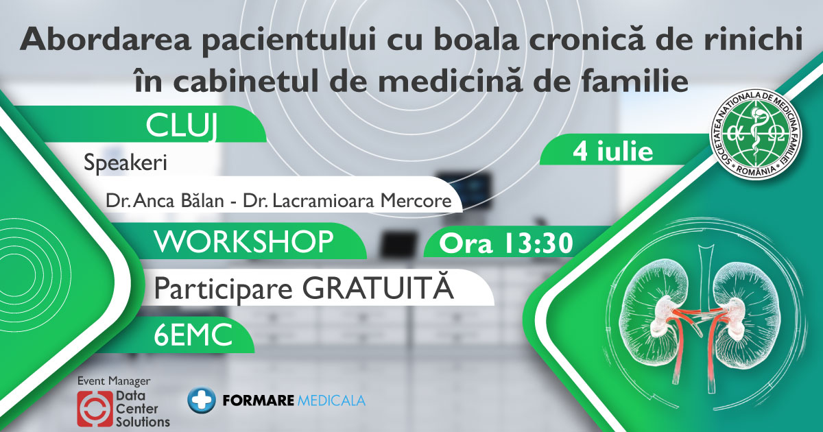 Abordarea pacientului cu boala cronica de rinichi in cabinetul de medicina de familie   Cluj-Napoca 2025