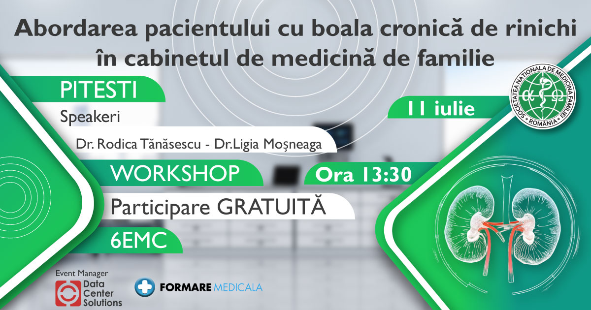 Abordarea pacientului cu boala cronica de rinichi in cabinetul de medicina de familie   Pitesti 2025