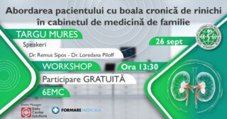 Abordarea pacientului cu boala cronica de rinichi in cabinetul de medicina de familie – Targu Mures 2025