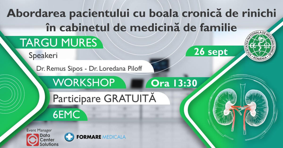 Abordarea pacientului cu boala cronica de rinichi in cabinetul de medicina de familie   Targu Mures 2025