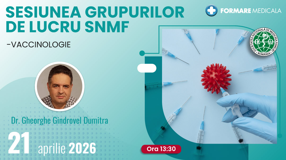 Sesiunea Grupului de Lucru SNMF Vaccinologie