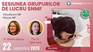 Sesiunea Grupurilor de Lucru SNMF DermAlergoMF / RespiroMF