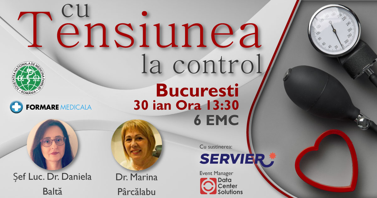 Atelier practic „Cu tensiunea la control”   Bucuresti 2026