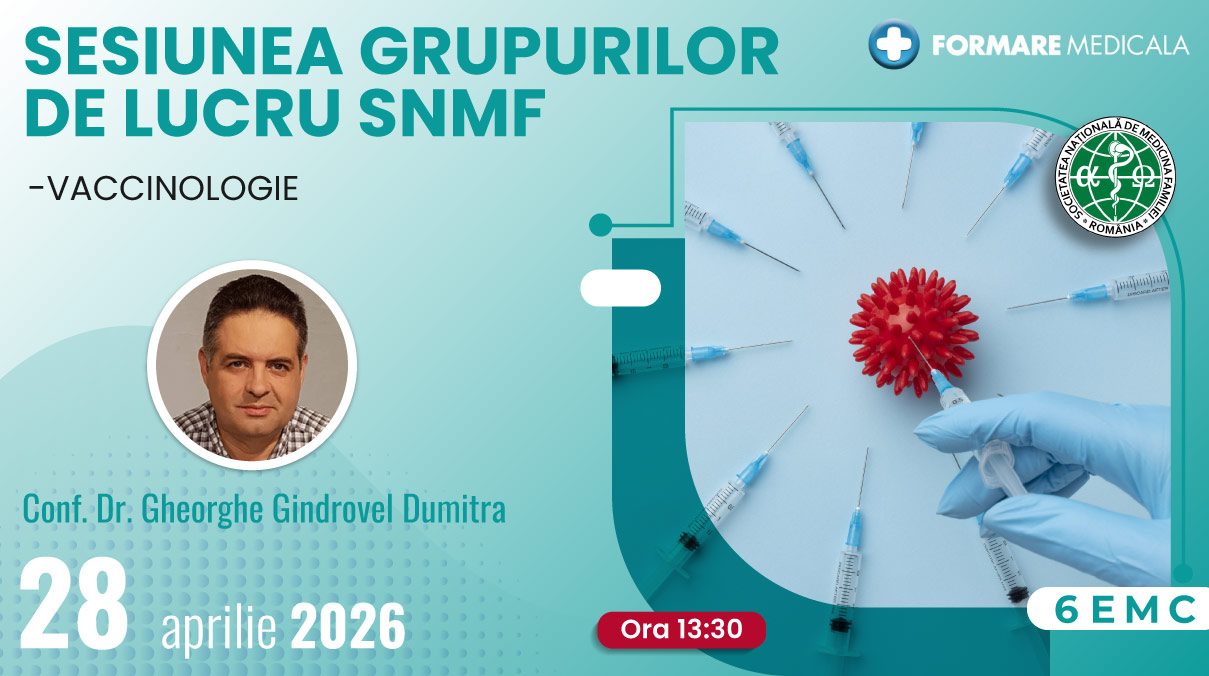 Sesiunea Grupului de Lucru SNMF Vaccinologie